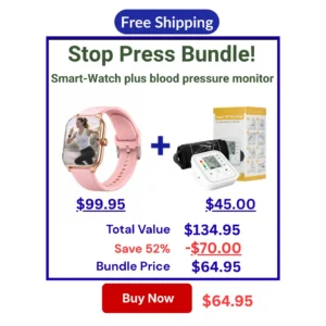 Bundle - Smartwatch + Blood pressure monitor